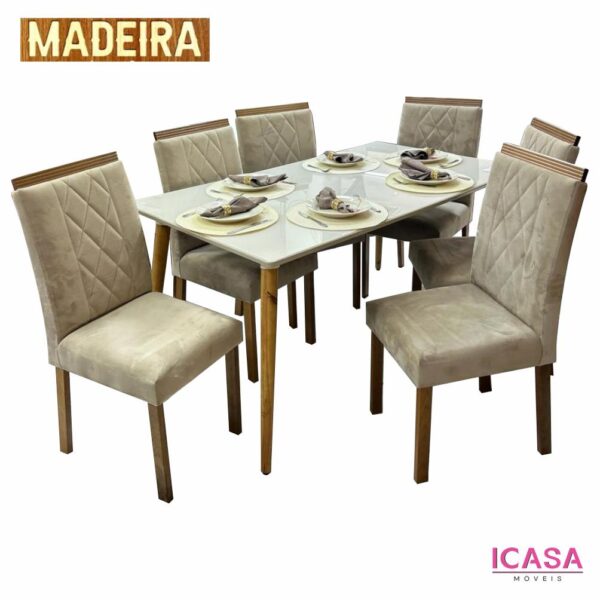 Mesa Veneza 6cad Juliana